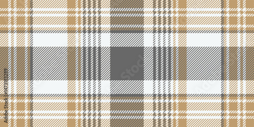 Gold platinum checkered plaid seamless pattern. Vector illustration.