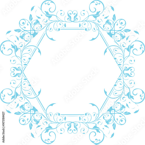 Beautiful flower art and mandala vector design
