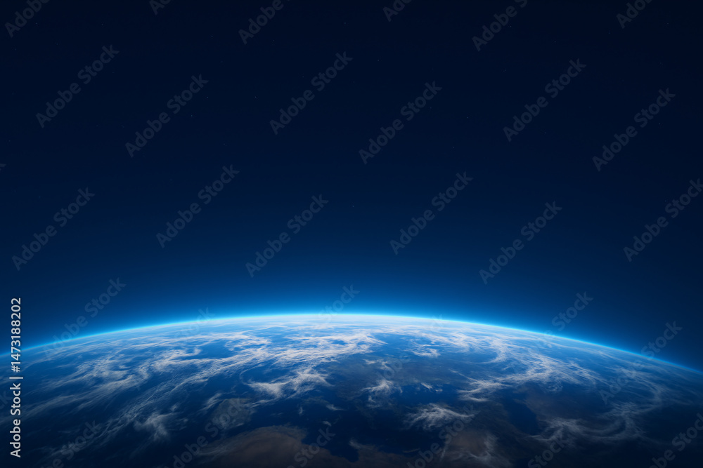 Fototapeta premium abstract technology background of planet earth and tech lines