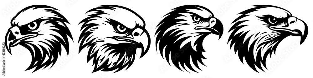 Obraz premium PNG Eagles eagle bird line transparent background.