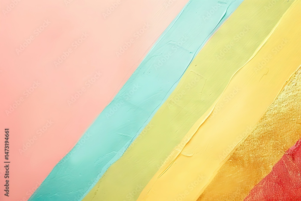 Obraz premium People with rainbow background flag celebrate Pride Month Day