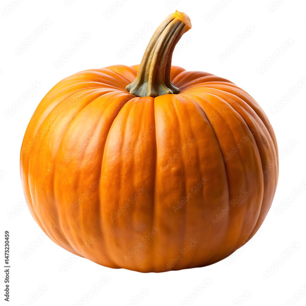 Obraz premium Perfect Orange Pumpkin: A Vibrant Autumn Harvest
