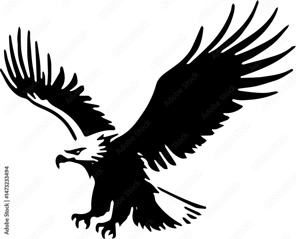 Obraz premium eagle vector illustration