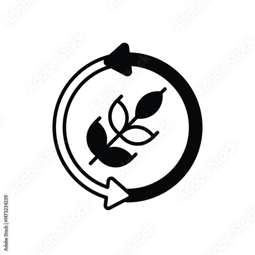 Eco Farming Vector icon