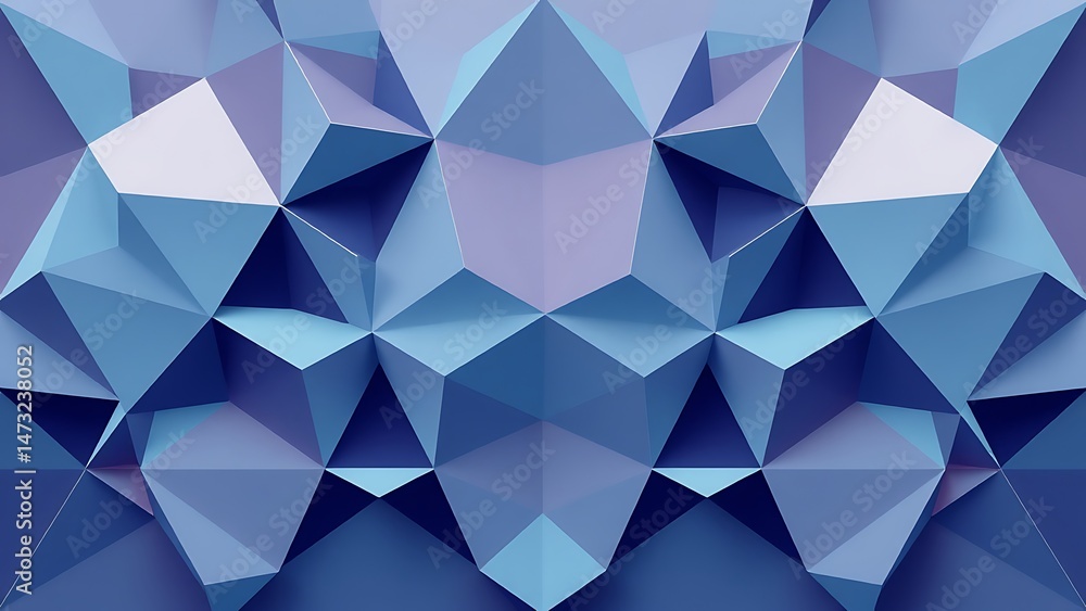 Fototapeta premium Monochrome Diamond and Triangle Geometric Pattern