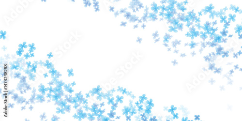 アジサイ　梅雨　花　背景	