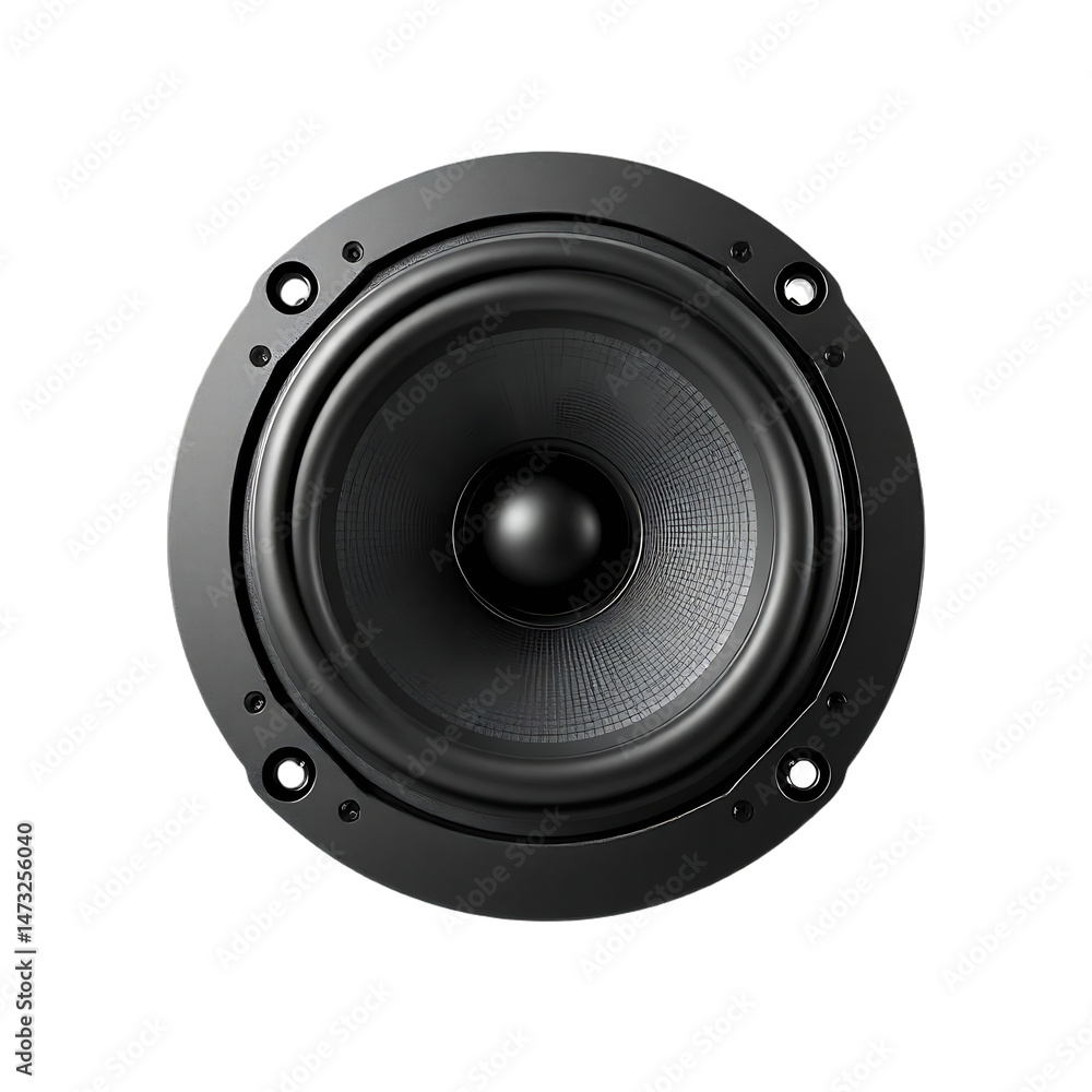 Black Speaker Closeup Black Speaker Closeup