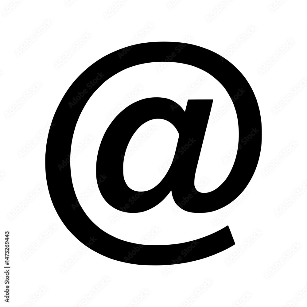 Email Icon - Black Outline Email Icon - Black Outline