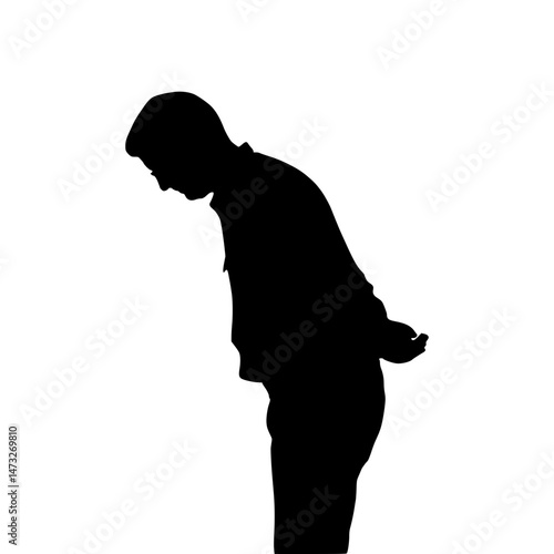 Silhouette Man - Sadness & Loneliness