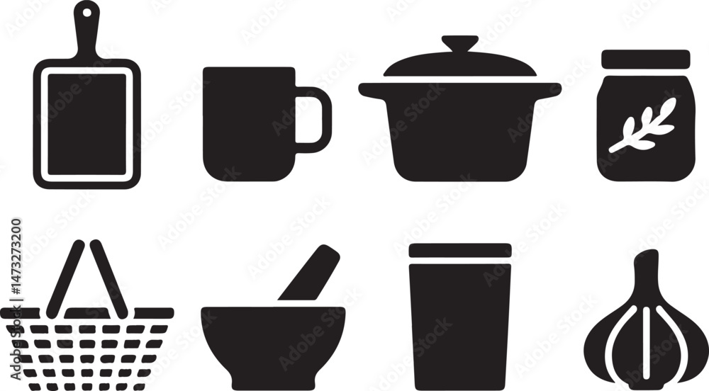 “Kitchen & Food Icon Bundle | Cooking SVG, Utensil Clipart, Flat Kitchen Vectors for Logos, Menus & Crafts” “Kitchen & Food Icon Bundle | Cooking SVG, Utensil Clipart, Flat Kitchen Vectors for Logos, Menus & Crafts”