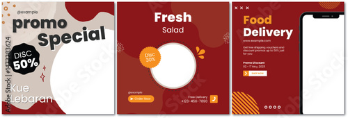 Festive Food and Delivery Promotions for Online Social Media Marketing