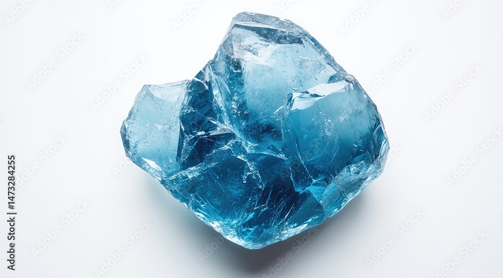 Obraz premium Azure raw crystal