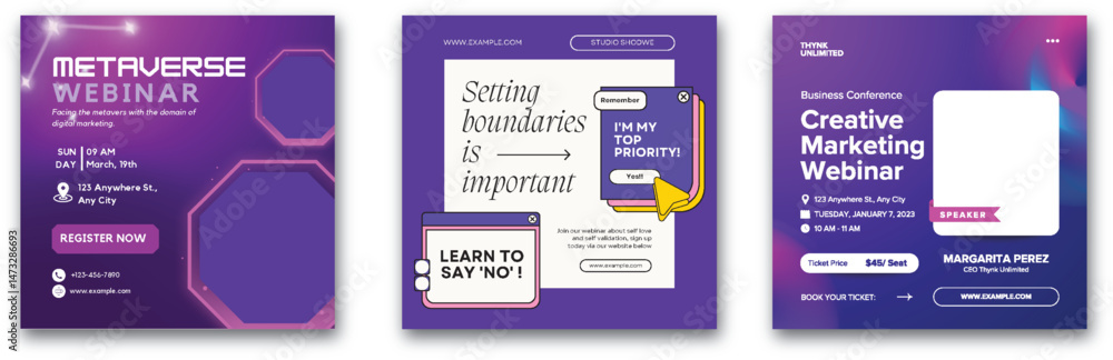 Captivating Webinar Promo: Metaverse, Boundaries, and Creative Marketing Topics Captivating Webinar Promo: Metaverse, Boundaries, and Creative Marketing Topics