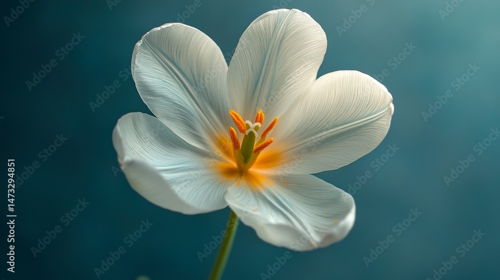 Naklejka premium Spring tulip flower arrangement with soft lighting and copy space