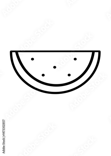 watermelon vector illustration