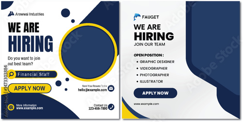 Recruitment Ad for Dynamic Team Positions: Graphic Designers & More Wanted