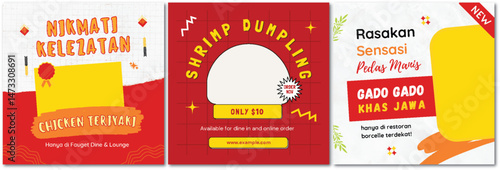 Delicious Asian Cuisine Promotions: Teriyaki, Dumplings, Gado Gado and More