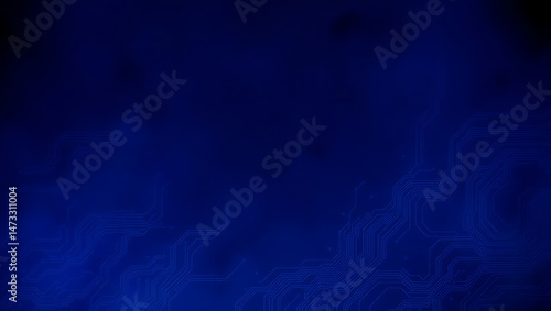 Abstract Blue Texture Background Pattern: Modern Digital Art with Smooth Fluid Waves and Futuristic Night Gradients
