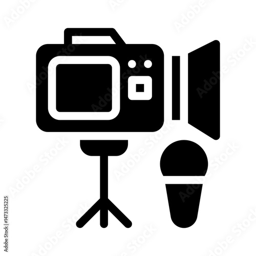 camera glyph icon