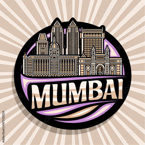 Vector logo for Mumbai