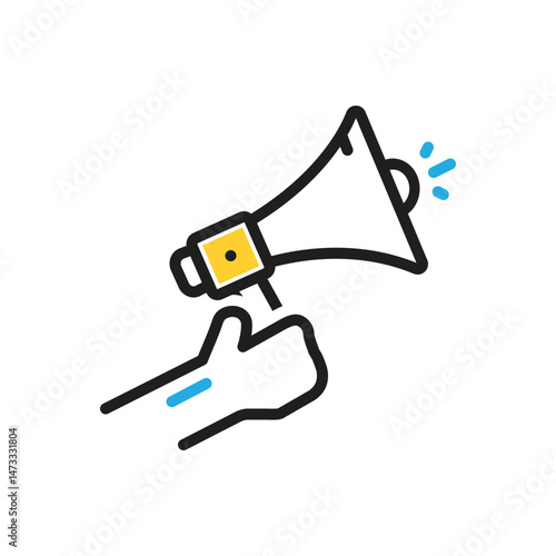 Multi color icon for inform