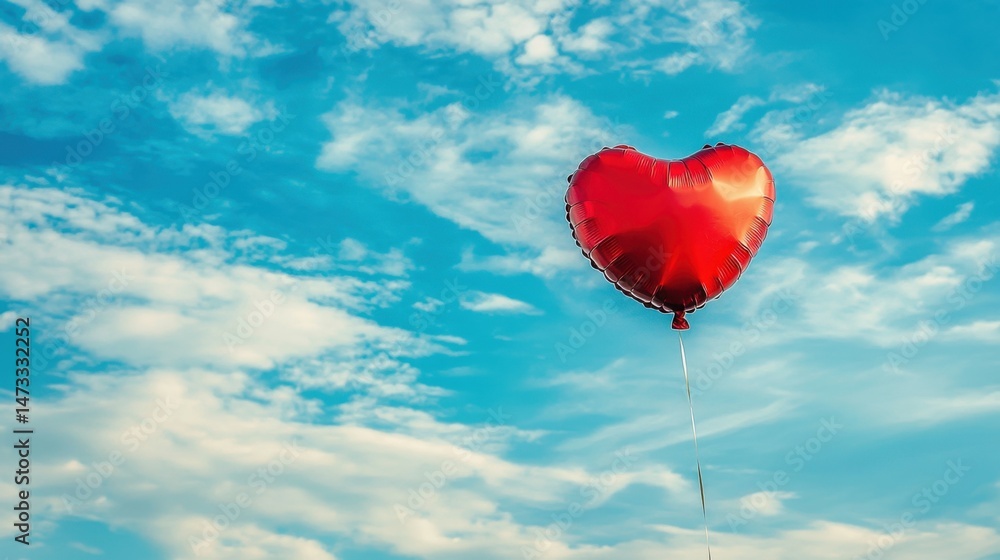 Fototapeta premium heart shaped balloon