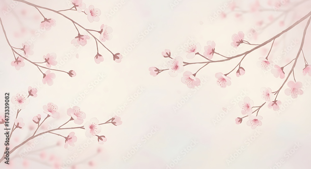 Fototapeta premium Ephemeral Blossom's Whisper