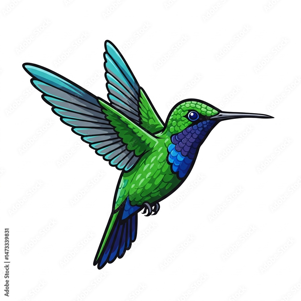 Obraz premium hummingbird in flight