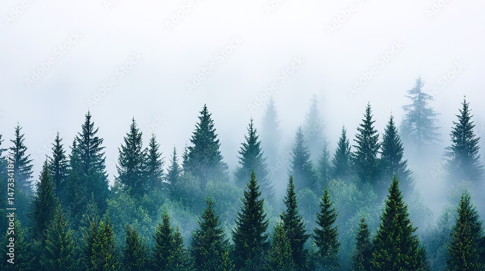Misty forest chaos enchanted trees tranquil landscape foggy environment whimsical viewpoint Misty forest chaos enchanted trees tranquil landscape foggy environment whimsical viewpoint