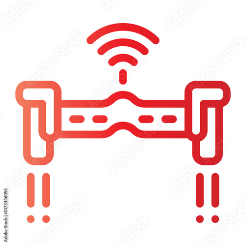 hoverboard gradient icon