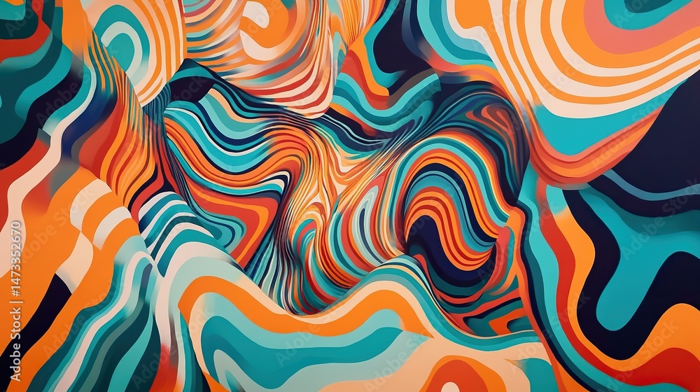 A psychedelic abstract artwork with intricate patterns and optical illusions. A psychedelic abstract artwork with intricate patterns and optical illusions.