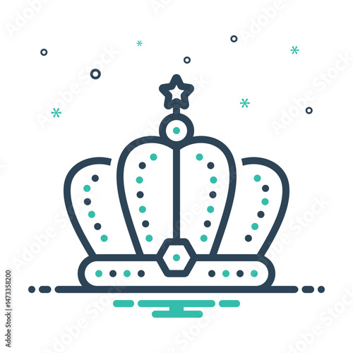 Mix icon for crown