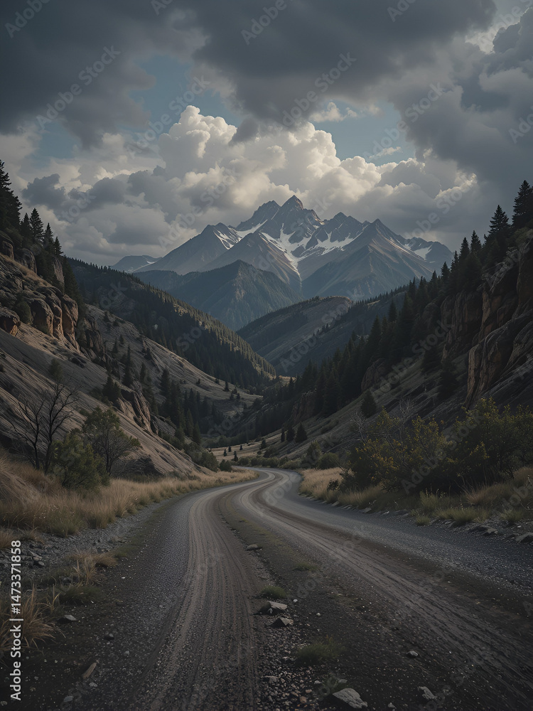 Fototapeta premium Burr Trail Road I