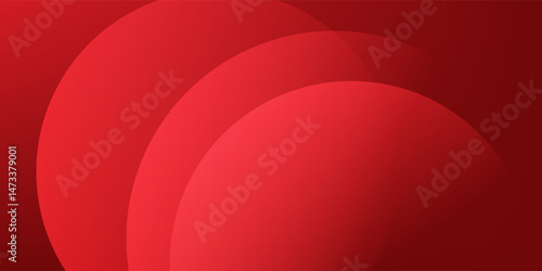 Red abstract background. Dynamic shapes composition. Eps10 vector