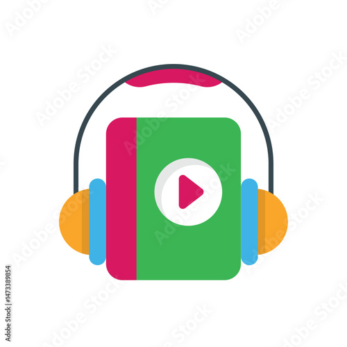 audio book Vector icon