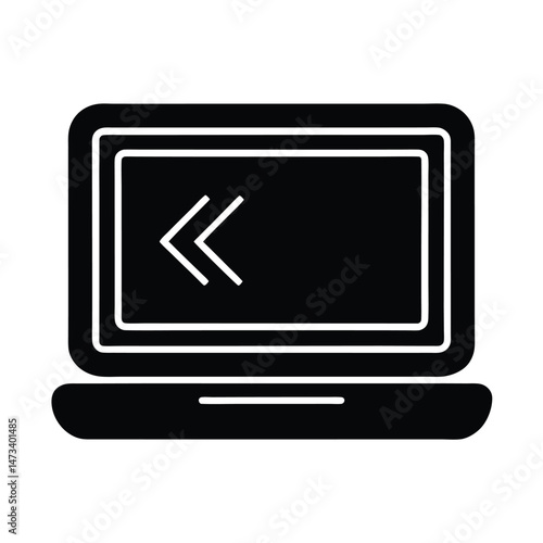 Photography Terminal Window Icon Vector Illustration