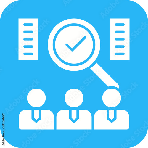Candidate icon vector image. Suitable for mobile apps, web apps and print media.