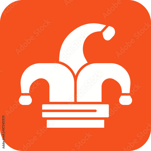 Clown icon vector image. Suitable for mobile apps, web apps and print media.