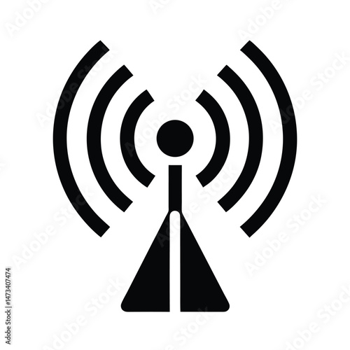 network signal bars icon vector illustration