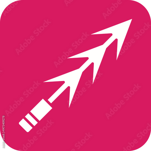 Harpoon icon vector image. Suitable for mobile apps, web apps and print media.