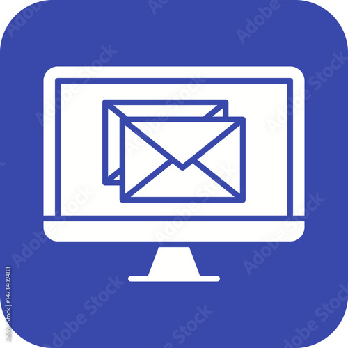 Inbox icon vector image. Suitable for mobile apps, web apps and print media.