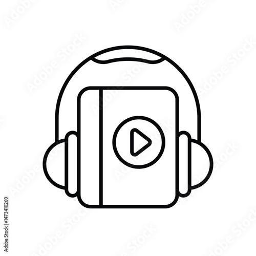 audio book Vector icon