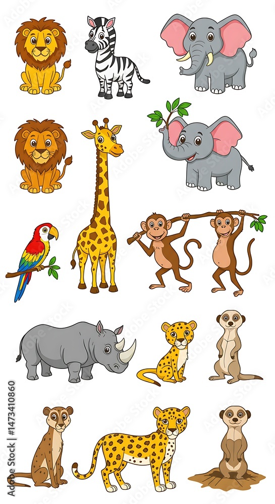 Fototapeta premium Safari Sketchbook