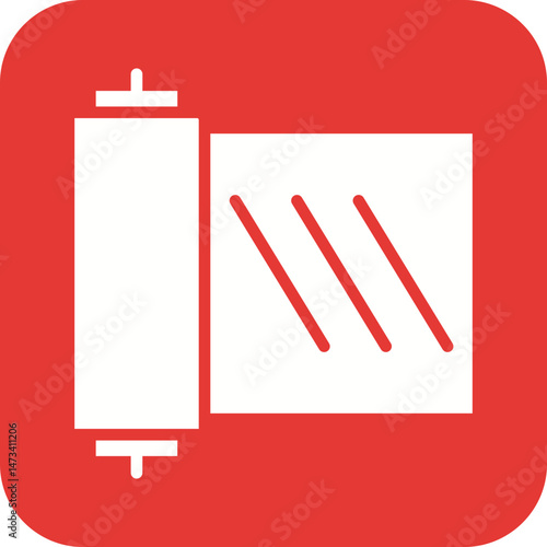 Plastic Wrap icon vector image. Suitable for mobile apps, web apps and print media.