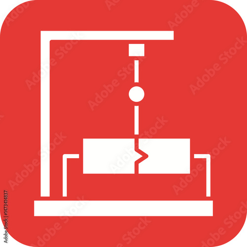 Seismograph icon vector image. Suitable for mobile apps, web apps and print media.
