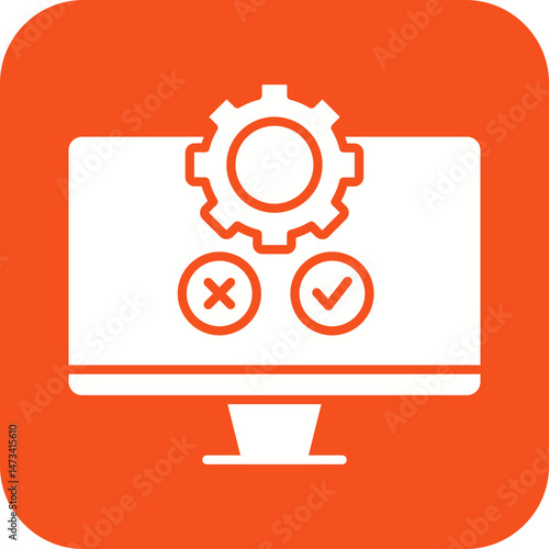 Testing icon vector image. Suitable for mobile apps, web apps and print media.