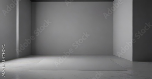 Wallpaper Mural Minimalist grey studio backdrop, ideal for product photography , color, style Torontodigital.ca