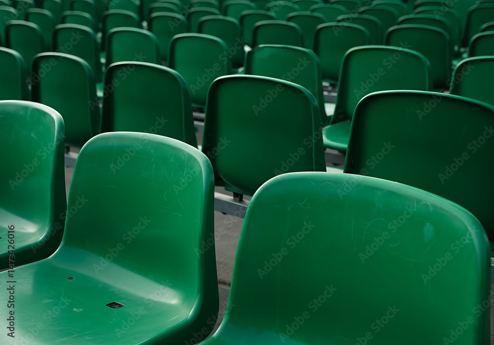 Naklejka premium Emerald Ranks AI Generated