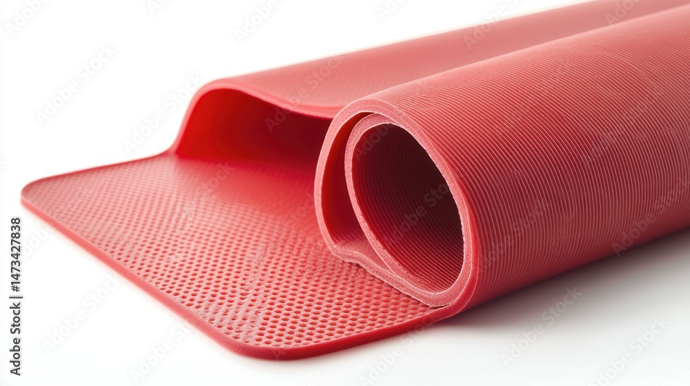 Obraz premium Silicone baking mat isolated on white background