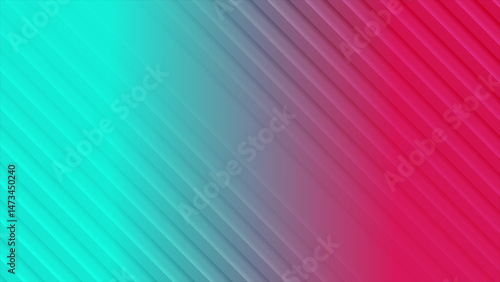 Blue and red minimal stripes abstract luminous tech background